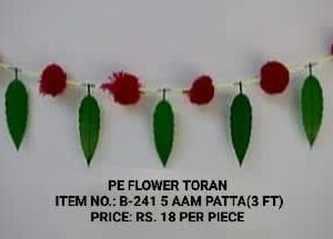 Flower Toran - B- 241 5AAM Patta (3 FT)