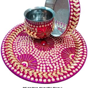 KARVA CHAUTH THALI : NALKI MOTI LAKH THALI